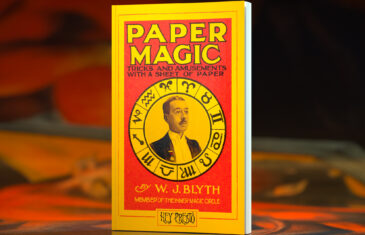 Paper Magic by Will Blyth - book cover - Hey Presto Magic Book
